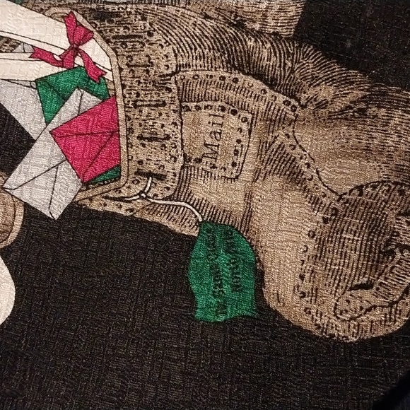 Holidays by MMC Santa Christmas Tie Wreath Mailbag - Picture 3 of 6